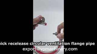 스테인레스 스틸 304 링 덕트 클램프 환기 파이프 클램프