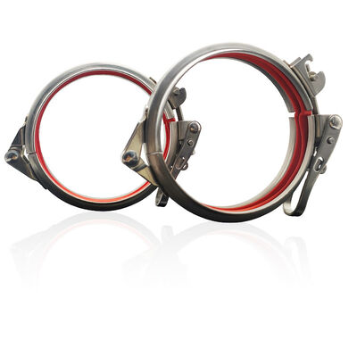 스프링 호스 클램프 조절 가능한 파이프 호스 클램프 퀵 릴리스 라운드 덕트 클램프 래피드 락 링