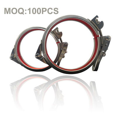 퀵 릴리스 파이프 클램프 래피드 락 덕트 스테인리스 스틸 304 클립 레버락 링 클램프