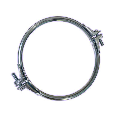 SUS304 재질의 분진 수집 시스템용 조절 가능한 가스켓 두께 및 2피스 구조의 헤비 듀티 파이프 클램프