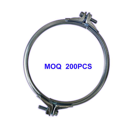 환기 및 먼지 제거 시스템용 맞춤형 생산 150mm 볼트 파이프 클램프