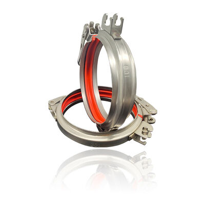 퀵 릴리스 파이프 클램프 래피드 락 덕트 스테인리스 스틸 304 클립 레버락 링 클램프