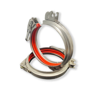 SUS304 빠른 방출 파이프 클램프 빠른 잠금 유관 반지 드럼 잠금 반지 클램프