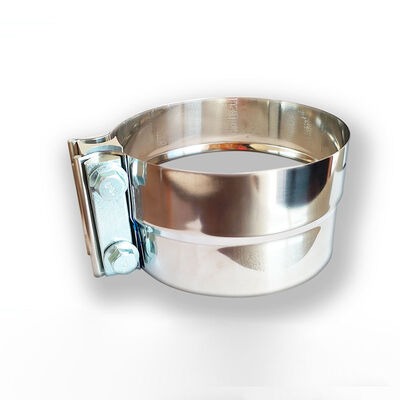 5 인치 0.5mm 두께 304 스테인레스 스틸 둥근 감소 배기가스 파이프 클램프 머플 클램프