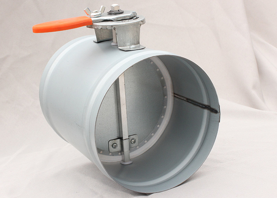 150mm 젤리화 된 스틸 hvac 구역 덤퍼 수동 작동 제어 블레이드 액션