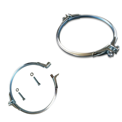 U 모양 급속 방출 파이프 클램프 진열 철 도크 클램프 두께 2.0mm