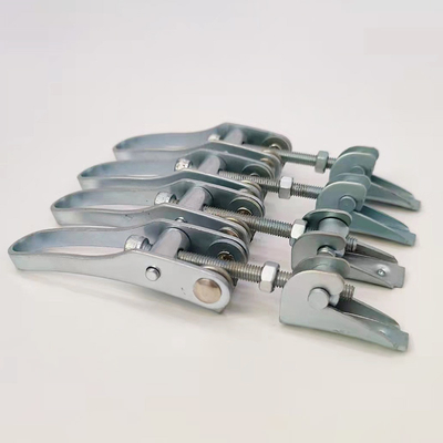 Customized Metal Stamping Parts Carbon Steel Galvanized Material Bucket Hoop Hasp Hoop Clamp Lock Hasp Hardware Accessories